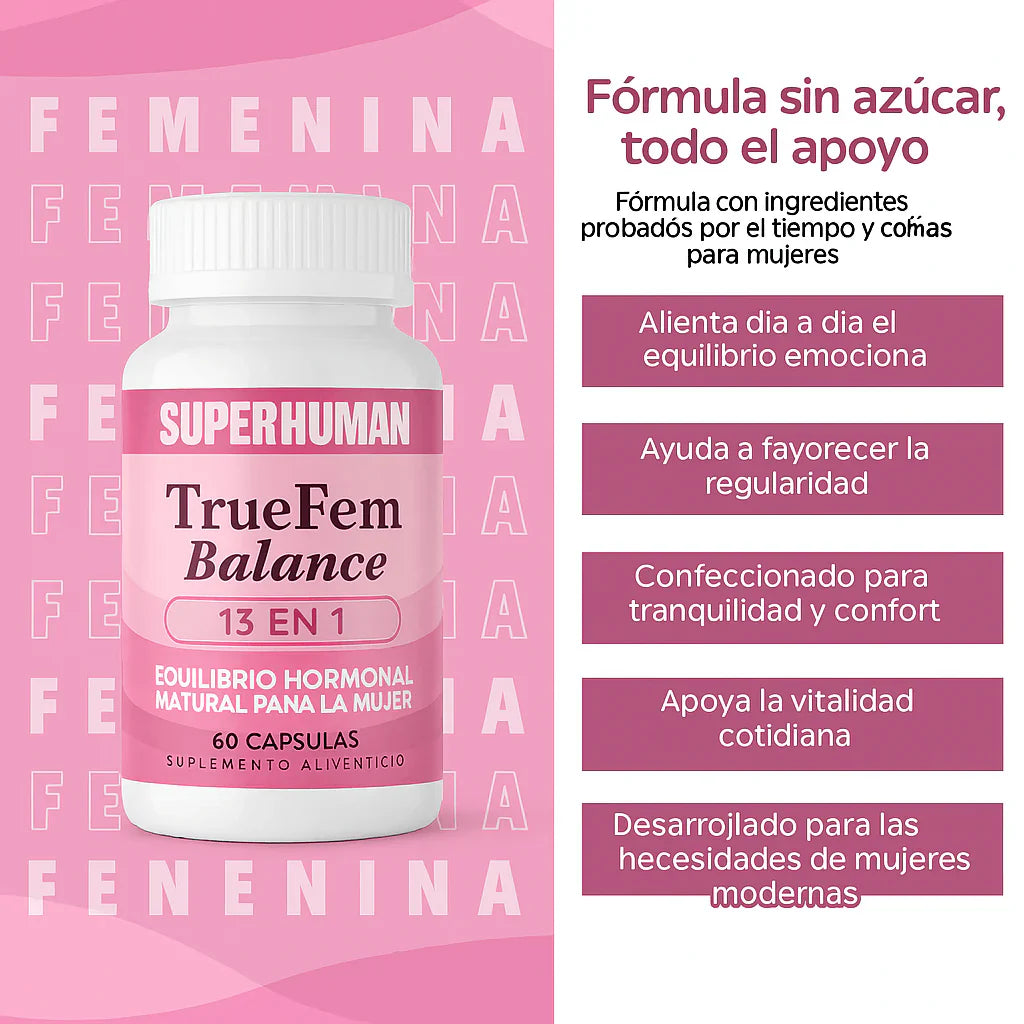 TrueFem ORIGINAL x 60 capsulas: Equilibrio emocional