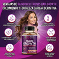HairGrowth™ Rainbow Nutrients: Suplemento capilar ORIGINAL x 60 Dias